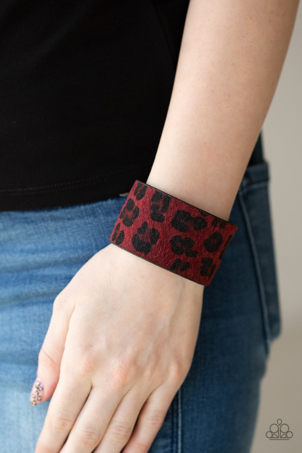 Paparazzi Bracelets Cheetah Cabana - Red