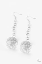Load image into Gallery viewer, Paparazzi Earrings Spellbound Shimmer - White
