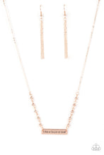 Load image into Gallery viewer, Paparazzi Necklaces Send Me An Angel - Rose Gold 
