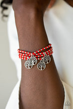 Load image into Gallery viewer, Paparazzi Bracelets Plant A Tree - Red
