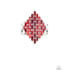 Paparazzi Rings Hive Hustle Red
