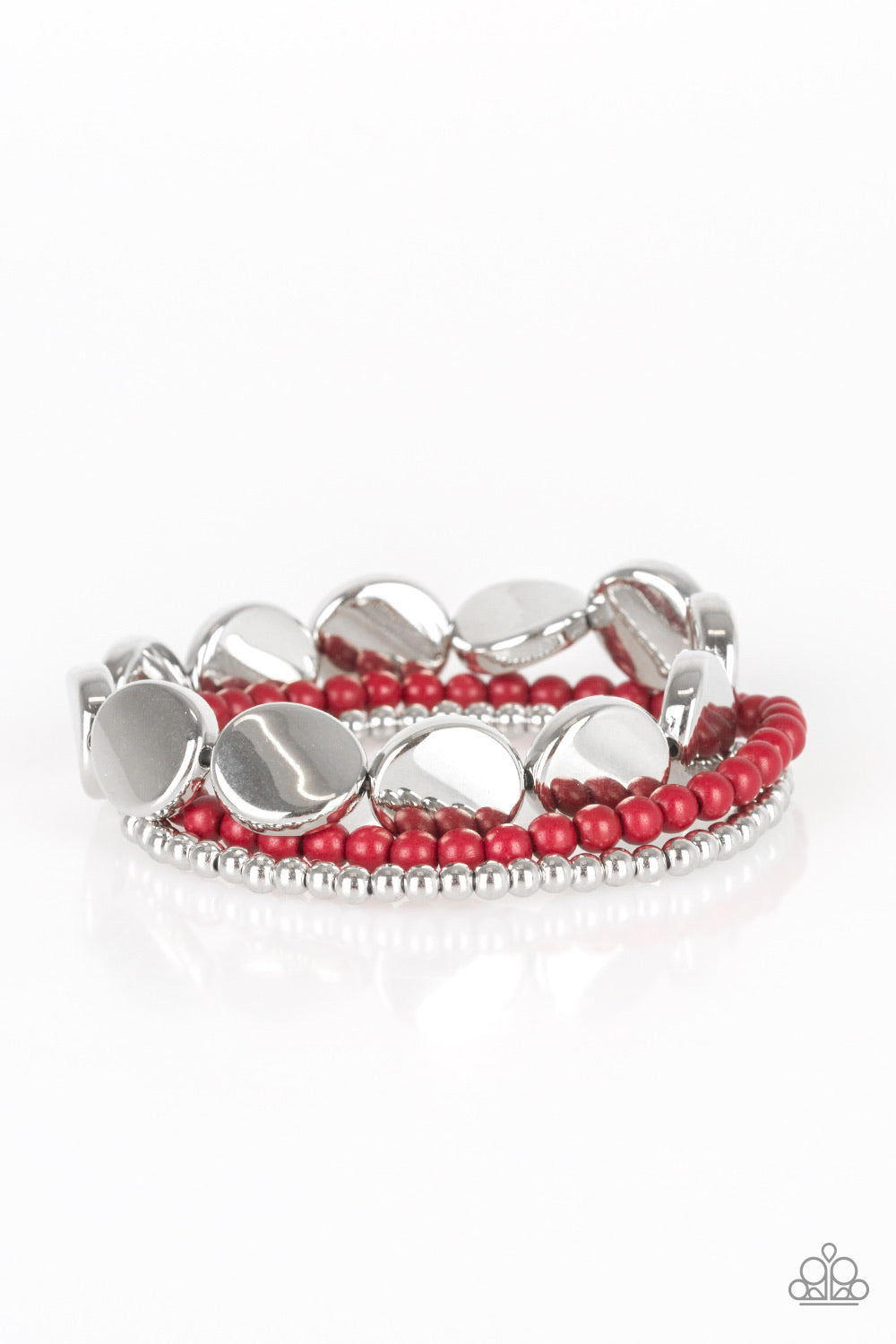 Paparazzi Bracelets Beyond The Basics - Red