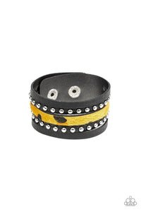 Paparazzi Bracelets Born To Be WILDCAT - Yellow