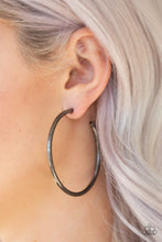 Load image into Gallery viewer, Paparazzi Earrings Double Or Nothing - Black
