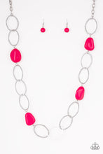 Load image into Gallery viewer, Paparazzi Necklaces Modern Day Malibu - Pink
