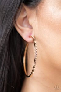 Paparazzi Earrings Trending Twinkle - Gold