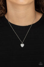 Load image into Gallery viewer, Paparazzi Necklaces Pitter-Patter, Goes My Heart - Silver
