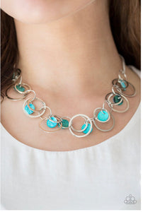 Paparazzi necklace A Hot SHELL-er - Blue