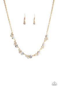 Paparazzi Necklaces Social Luster - Gold