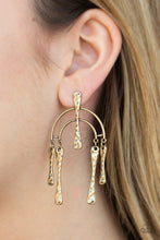 Load image into Gallery viewer, Paparazzi Earrings ARTIFACTS Of Life - Brass
