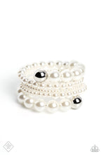 Load image into Gallery viewer, Pleasing Pirouette - White Bracelet Fashion Fix 2023
