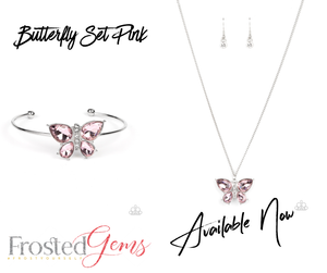 Pink butterfly set Coming Soon