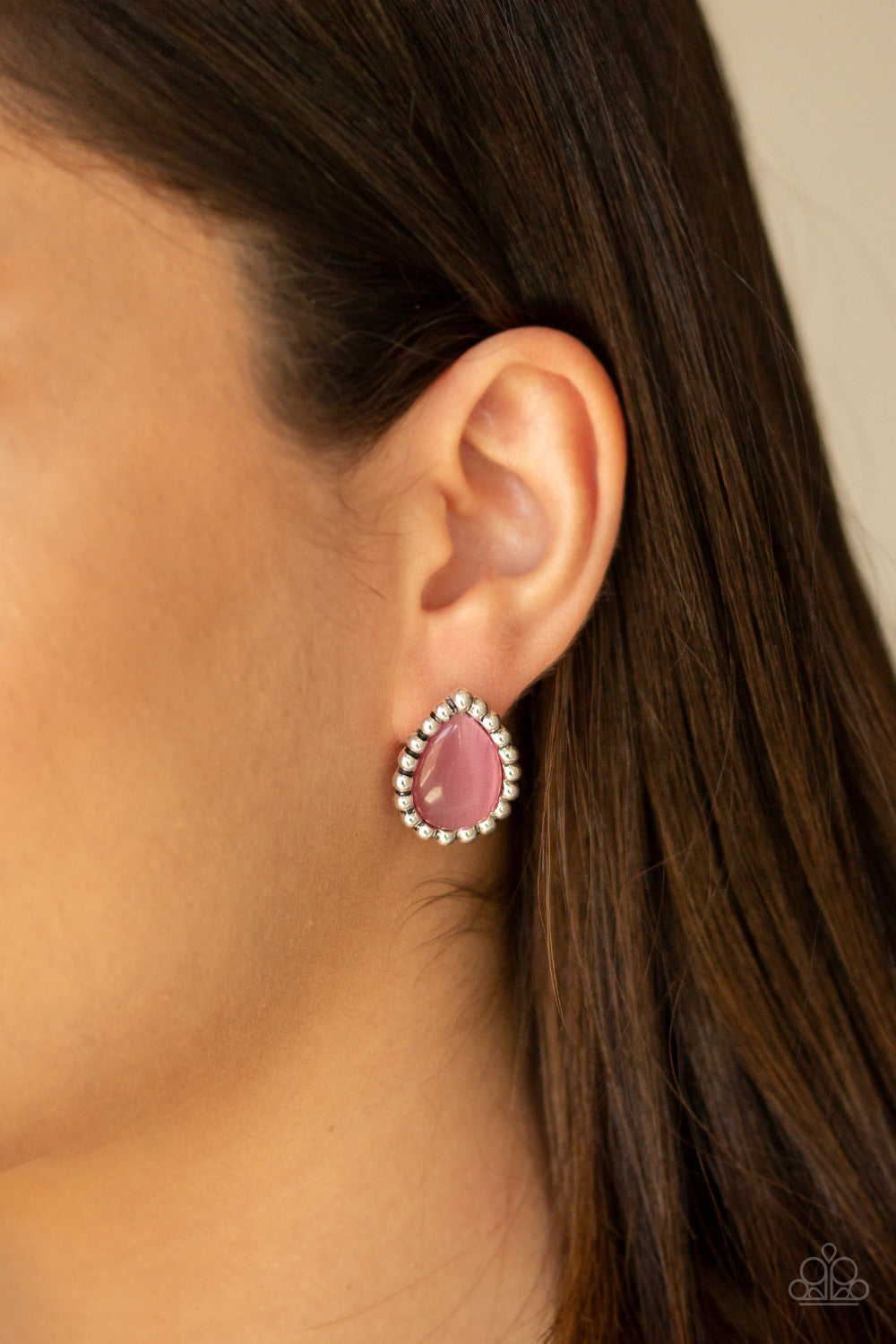 Paparazzi Earrings I Wanna GLOW - Pink