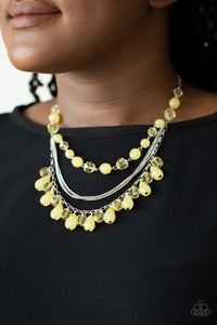 Paparazzi Necklaces Awe-Inspiring Iridescence - Yellow