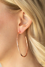 Load image into Gallery viewer, Paparazzi Earrings Loop de HOOP - Copper
