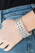 Load image into Gallery viewer, Paparazzi Bracelets Tectonic Texture - Silver
