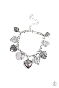 Paparazzi Bracelets Garden Hearts - White