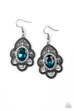 Load image into Gallery viewer, Paparazzi Earrings Reign Supreme - Blue
