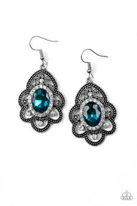 Paparazzi Earrings Reign Supreme - Blue