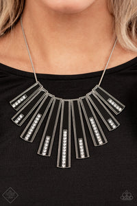 Necklace: "FAN-tastically Deco" (P2ST-BKXX-147CX) Fashion Fix