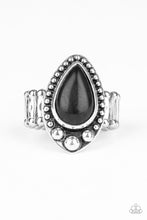 Load image into Gallery viewer, Paparazzi Rings Backroad Bauble - Black
