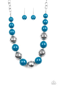 Paparazzi Necklaces Floral Fusion - Blue