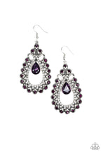 Load image into Gallery viewer, Paparazzi Earrings All About Business - Purple
