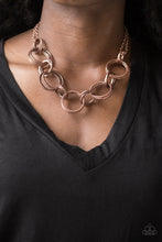 Load image into Gallery viewer, Paparazzi Necklaces Jump Into The Ring - Copper
