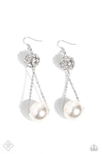 Load image into Gallery viewer, Ballerina Balance - White Earrings Fashion Fix 2023
