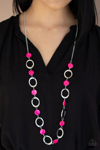 Paparazzi Necklaces SHELL Your Soul - Pink