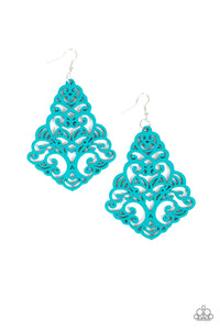 Paparazzi Earrings Powers of ZEN - Blue