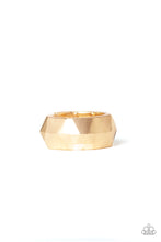 Load image into Gallery viewer, Paparazzi Ring Industrial Mechanic - Gold  Mens
