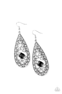 Paparazzi Earrings Drop-Dead Dazzle - Black