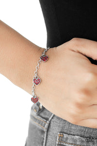 Paparazzi Bracelets Valentine Vibes - Red