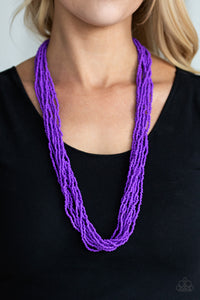 Paparazzi Necklaces Congo Colada - Purple