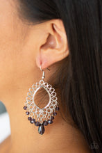 Load image into Gallery viewer, Paparazzi Earrings Just Say NOIR - Purple
