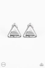 Load image into Gallery viewer, Paparazzi Earrings Timeless In Triangles - White
