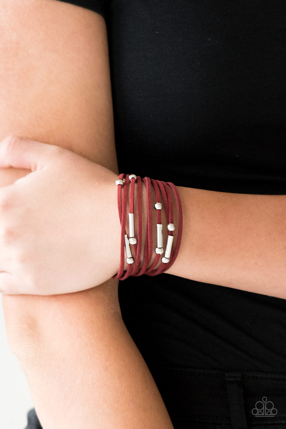 Paparazzi Bracelets Back To BACKPACKER - Red