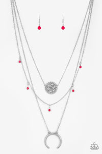 Paparazzi Necklaces Lunar Lotus - Pink