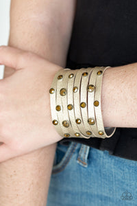 Paparazzi Bracelets Go-Getter Glamorous - Brass