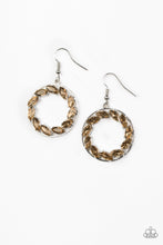 Load image into Gallery viewer, Paparazzi Earrings Global Glow - Brown
