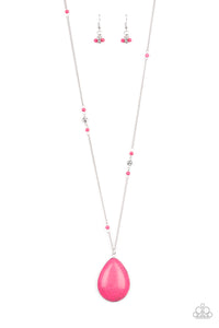 Paparazzi Necklaces Desert Meadow - Pink