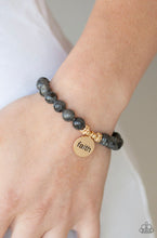 Load image into Gallery viewer, Paparazzi Bracelets Faith it til you make it black
