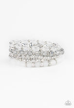 Load image into Gallery viewer, Paparazzi Bracelets Crystal Collage white
