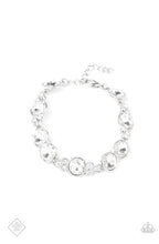 Load image into Gallery viewer, Paparazzi Bracelets Care to make a Wager white
