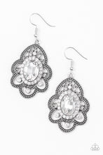 Load image into Gallery viewer, Paparazzi Earrings Reign Supreme - White
