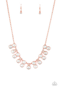 Paparazzi Necklaces Top Dollar Twinkle - Copper
