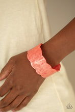 Load image into Gallery viewer, Paparazzi Bracelets Retro Ruffle - Orange
