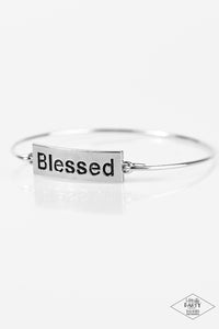Paparazzi Bracelets Blessed Silver