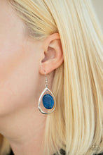 Load image into Gallery viewer, Paparazzi Earrings Seasonal Simplicity - Blue
